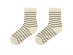 Lil Atelier turtledove/forest fog striped socks cotton (2-pack)  